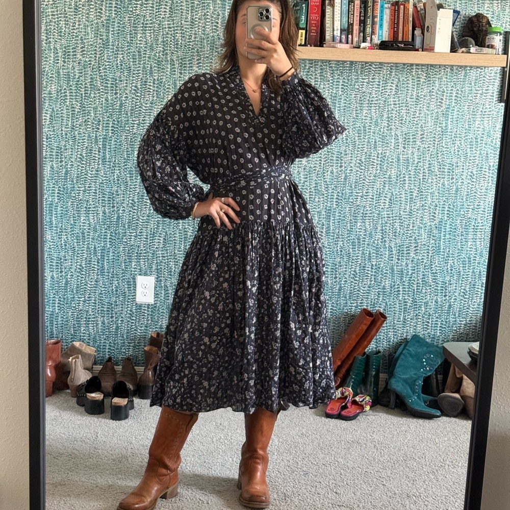 Ulla Johnson Selvi in Midnight 100% cotton
